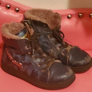 Boots for boy used with fur Philip Plein